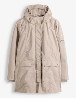 Parka - Atmungsaktiv - hellbraun