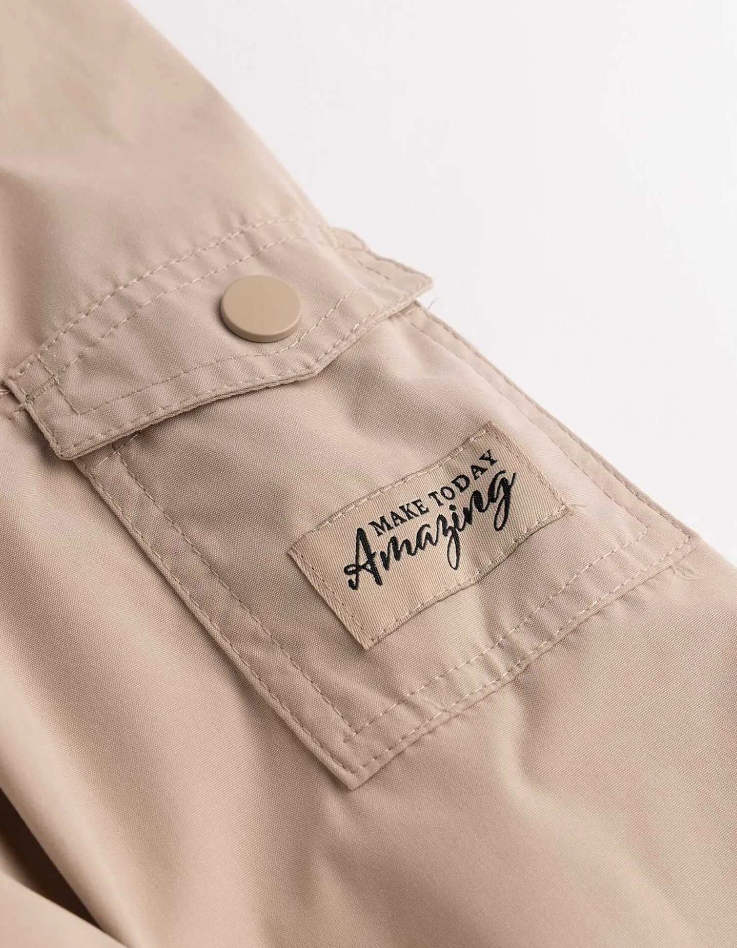 Parka - Atmungsaktiv - hellbraun