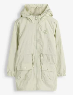 Parka - einfarbig - hellgrün