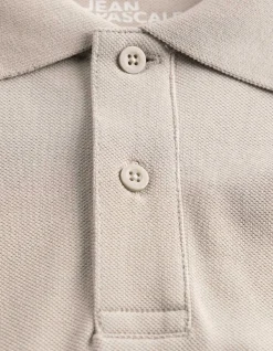 Poloshirt - einfarbig - beige
