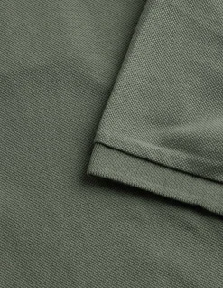 Poloshirt - einfarbig - dunkelgrün