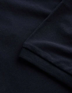 Poloshirt - einfarbig - dunkelblau