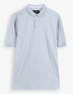 Poloshirt - einfarbig - hellblau
