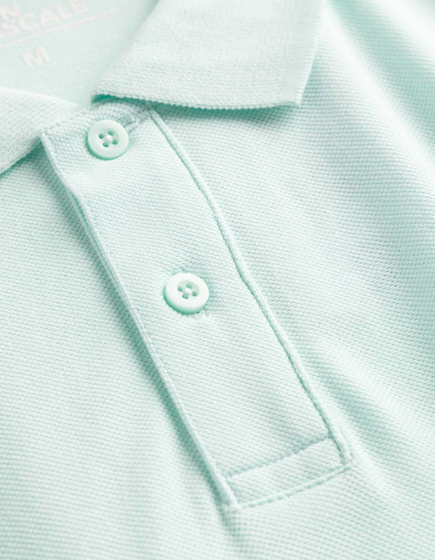Poloshirt - einfarbig - hellblau