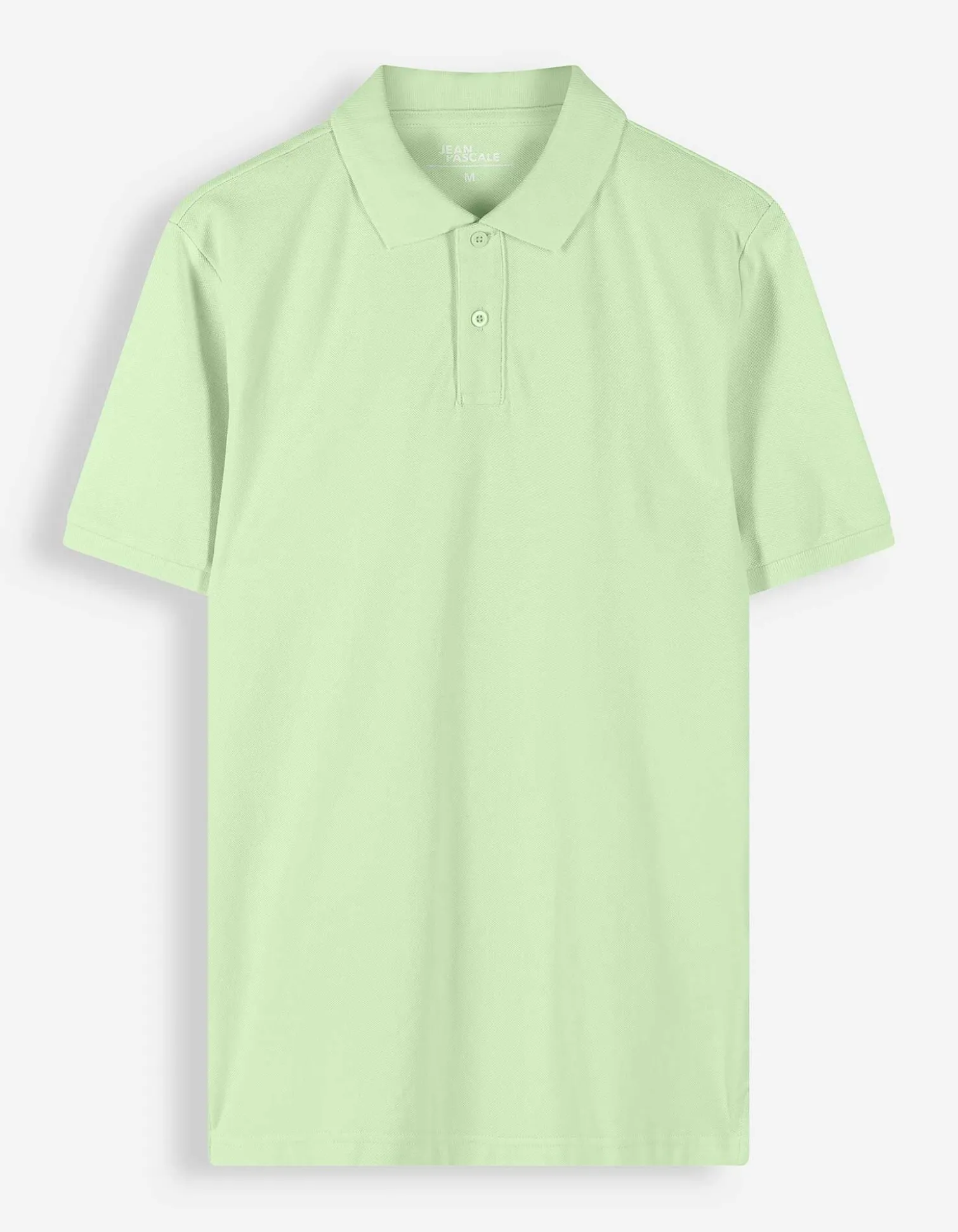 Poloshirt - einfarbig - hellgrün