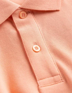 Poloshirt - einfarbig - orange