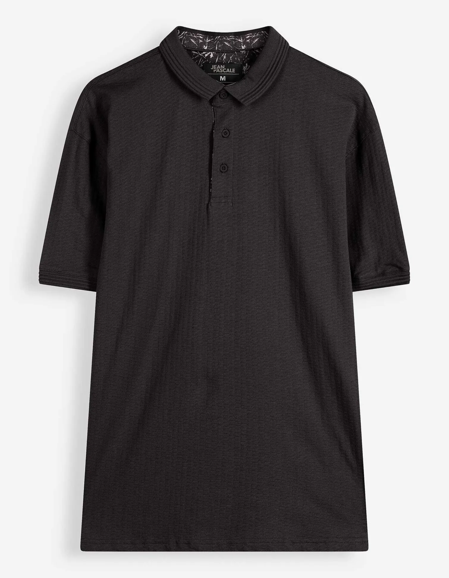 Poloshirt - einfarbig - schwarz