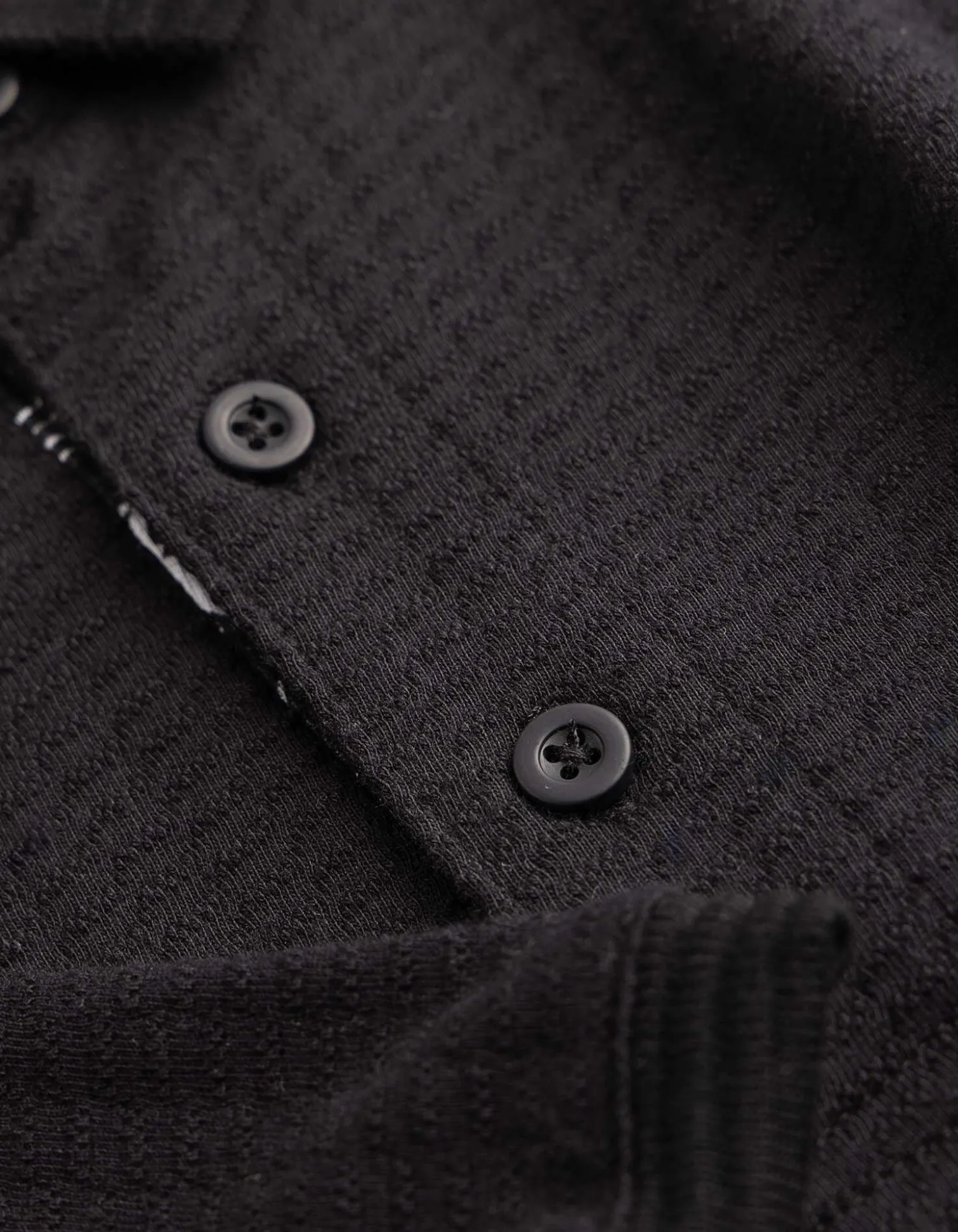 Poloshirt - einfarbig - schwarz