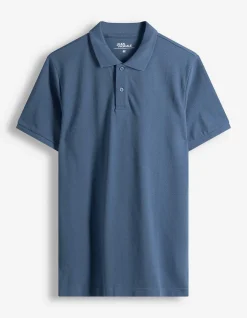 Poloshirt - Knopfverschluss - türkis