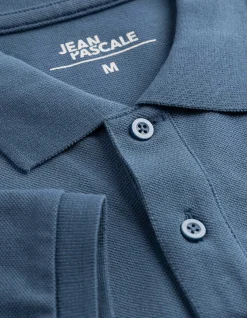 Poloshirt - Knopfverschluss - türkis