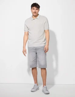 Poloshirt - Polokragen - beige