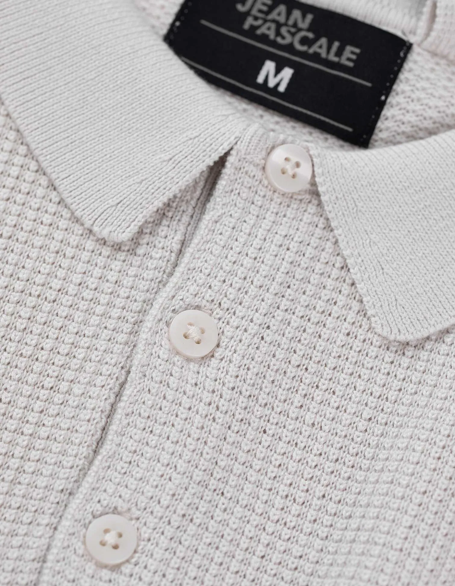 Poloshirt - Polokragen - beige