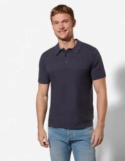 Poloshirt - Regular Fit - dunkelblau