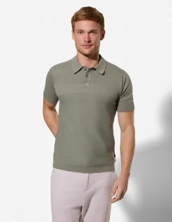 Poloshirt - Regular Fit - dunkelgrün