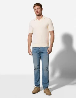 Poloshirt - Regular Fit - weiß