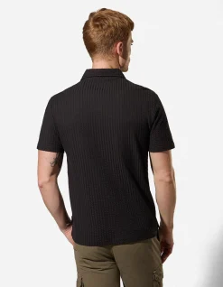 Poloshirt - Relax Fit - schwarz