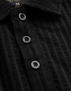 Poloshirt - Relax Fit - schwarz