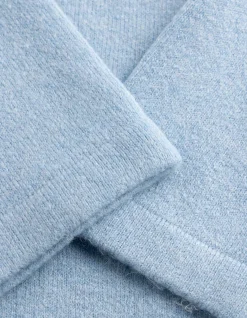 Pullover - Feinstrick - hellblau