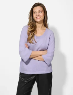 Pullover - Feinstrick - lila