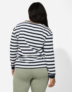 Pullover - Kordel - dunkelblau