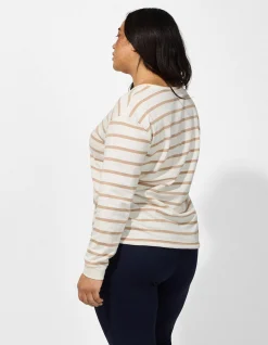 Pullover - Kordel - weiß