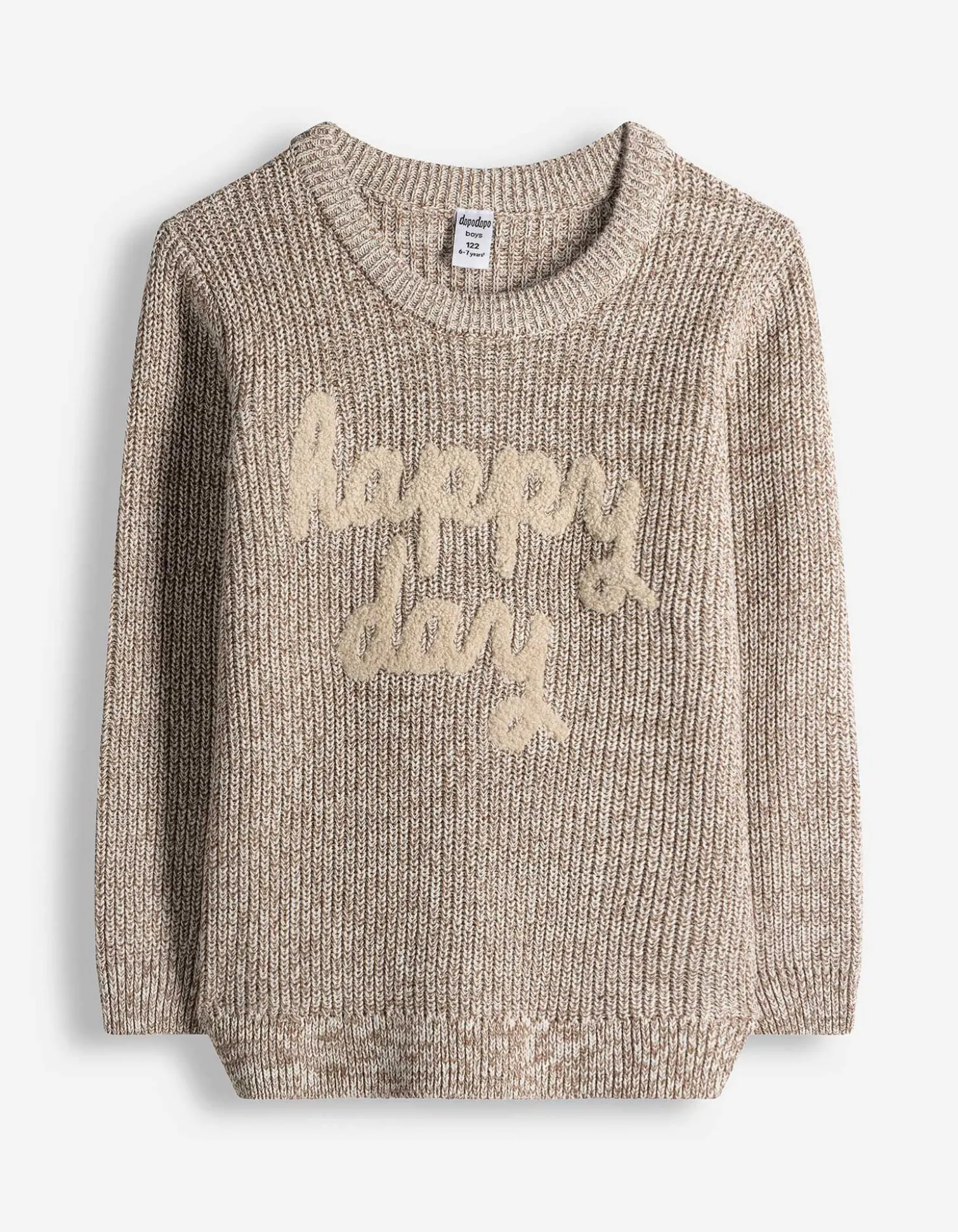 Pullover - Stickereien - beige