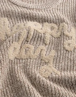 Pullover - Stickereien - beige
