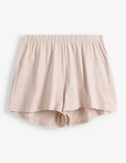 Pyjama Set aus Shirt und Shorts - 2er-Pack - bronzefarben