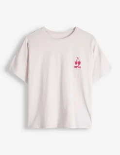 Pyjama Set aus Shirt und Shorts - Mustermix - Pink