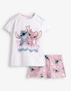 Pyjama Set aus Shirt und Shorts - Lilo & Stitch - bronzefarben