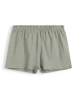 Pyjama Set aus Sweatshirt und Hose - Streifen - weiß