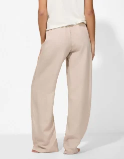 Pyjamahose - einfarbig - beige