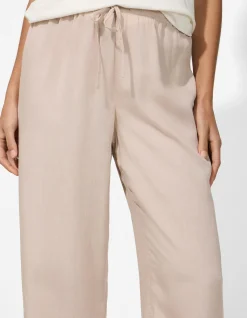 Pyjamahose - einfarbig - beige
