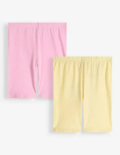 Radlerhose - 2er-Pack - hellgelb
