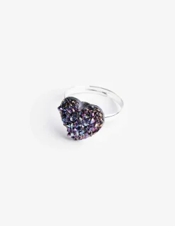 Ring - 4er-Pack - silberfarben