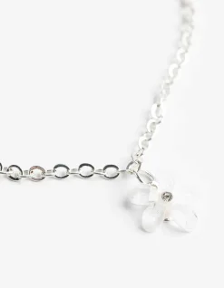 Schmuck - Florales Muster - silberfarben