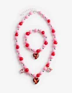 Schmuck-Set - 2er-Pack - silberfarben