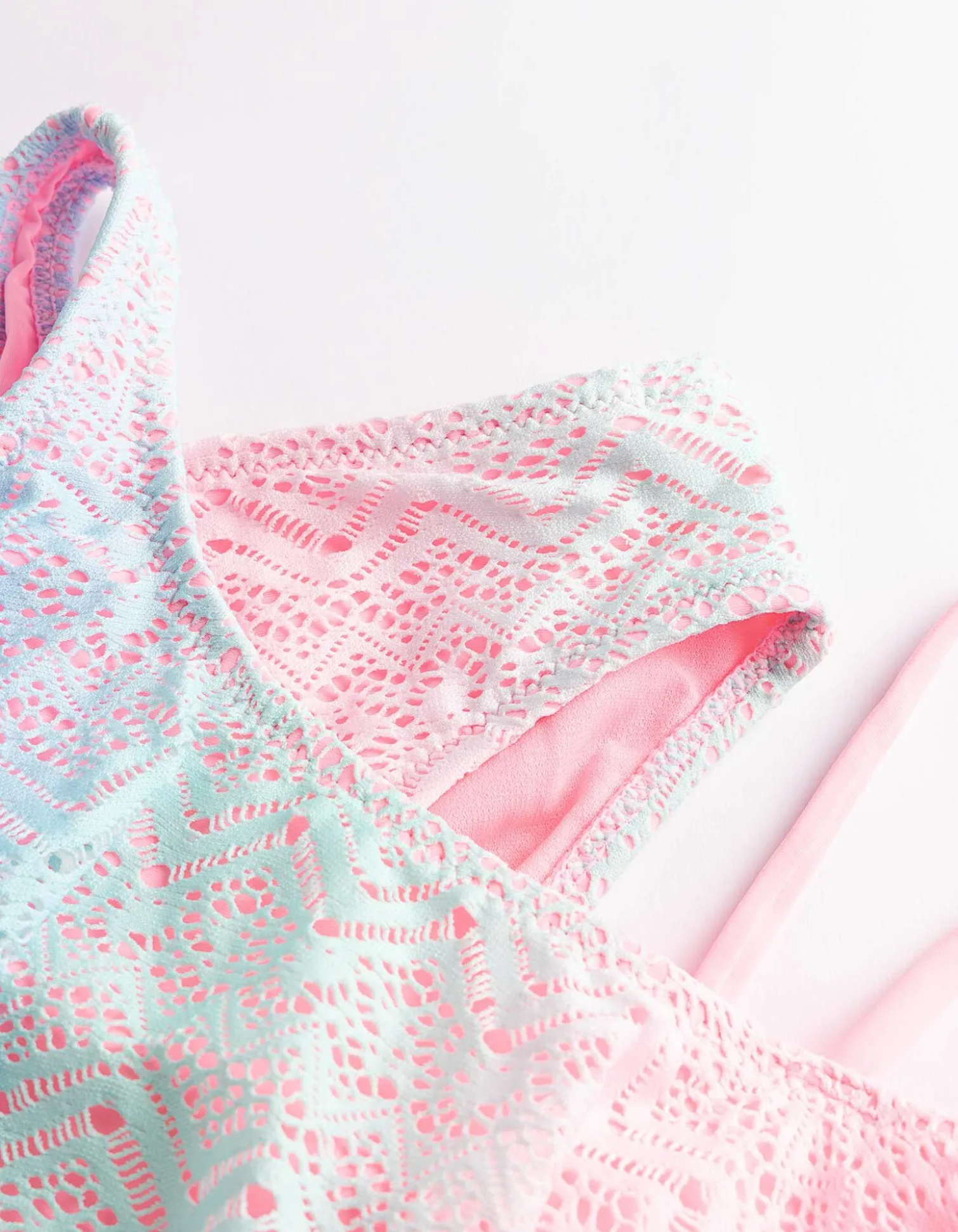 Set aus Bikinitop und Bikinislip - pink