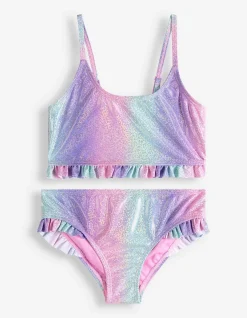 Set aus Bikinitop und Bikinislip - Farbnuancen - pink
