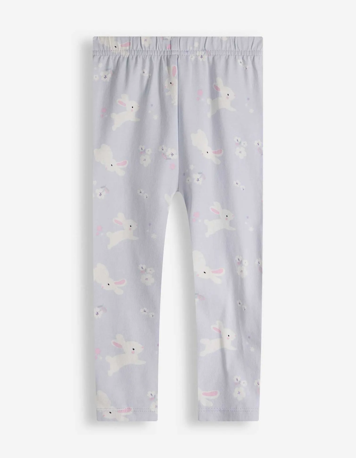 Set aus Kleid und Leggings - Musselin - weiß