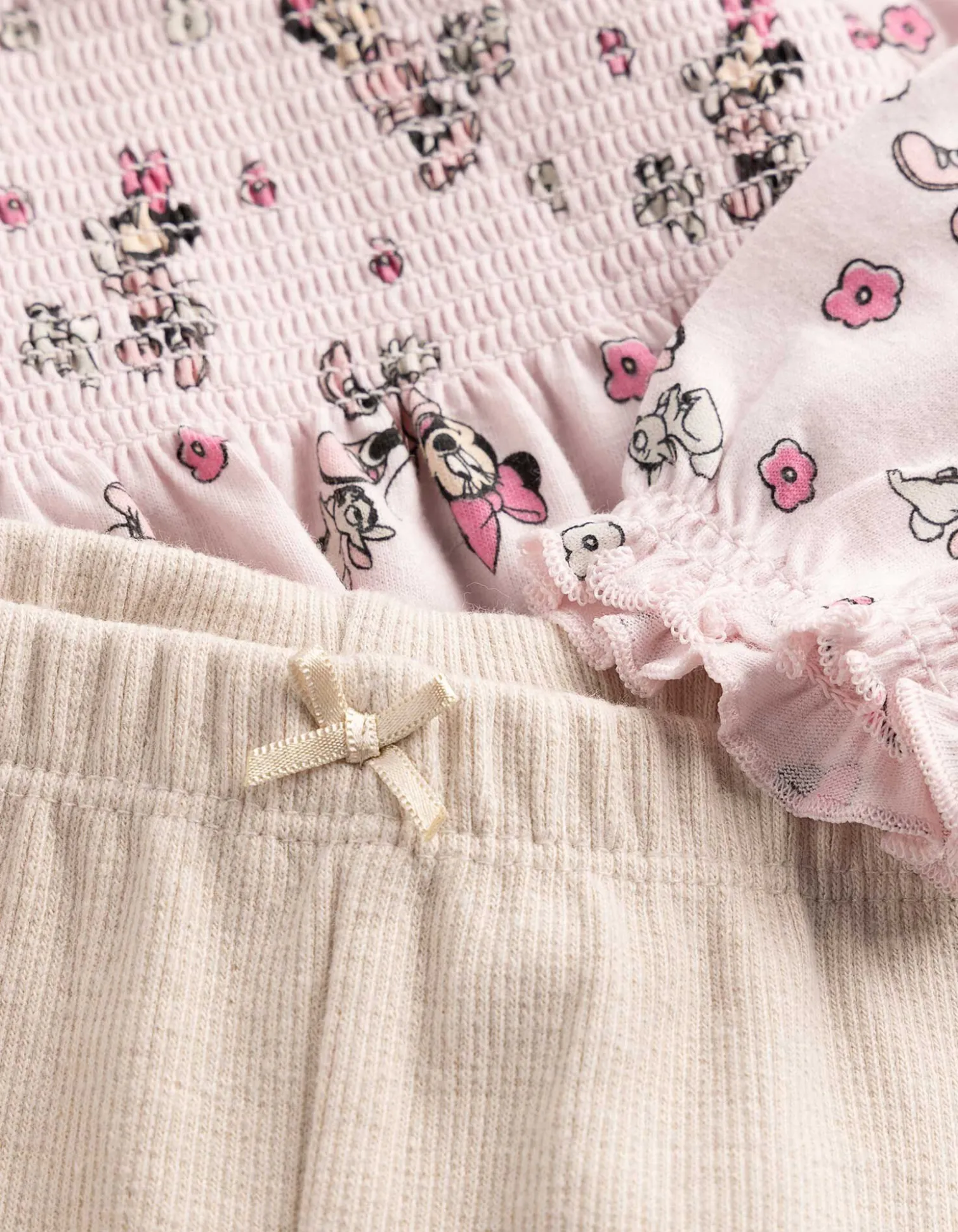 Set aus Kleid und Leggings - Minnie Mouse - rosa