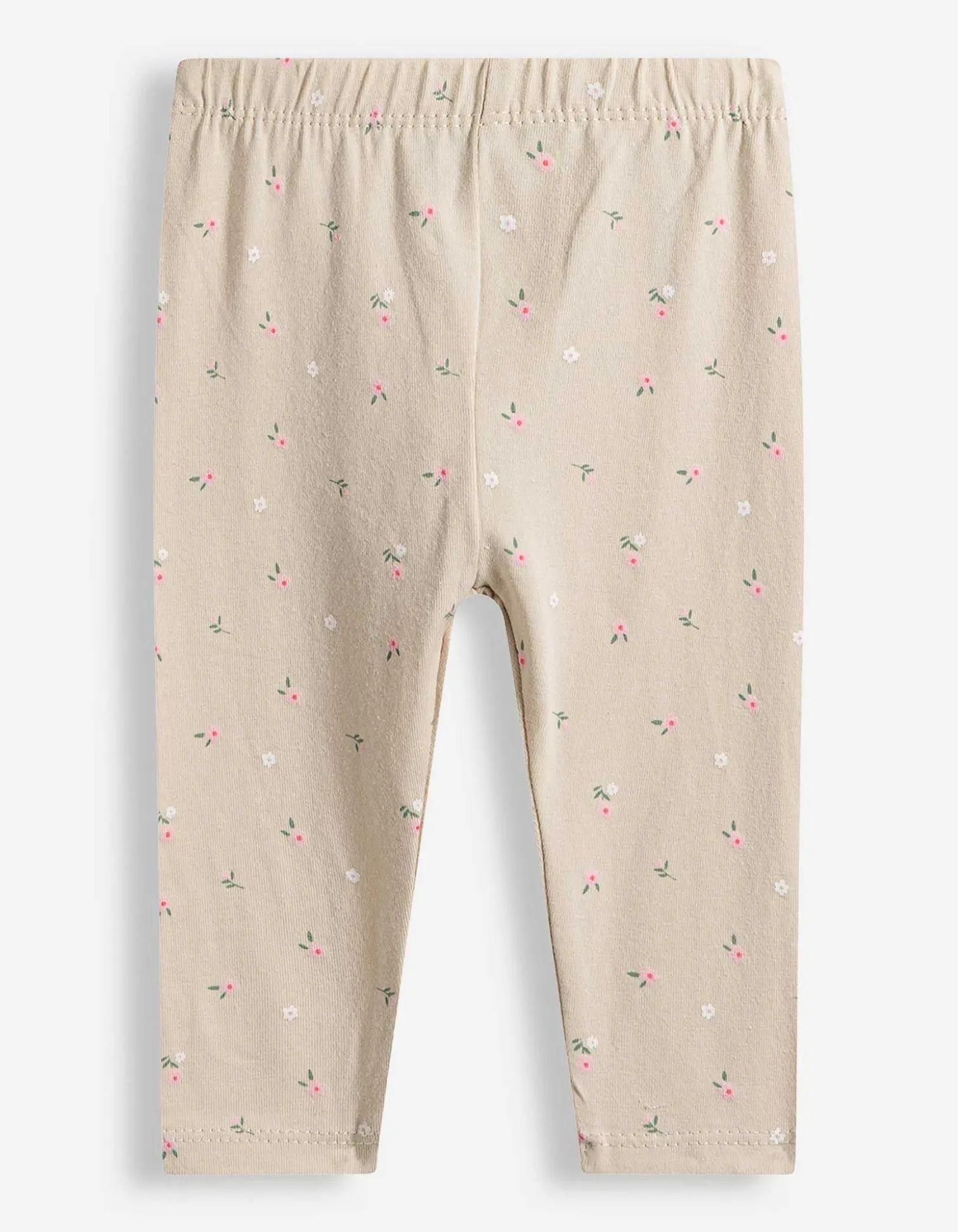 Set aus Langarmshirt und Leggings - Stickereien - weiß
