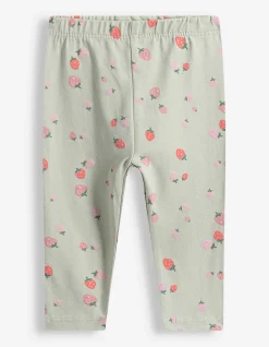 Set aus Langarmshirt und Leggings - Stickereien - weiß