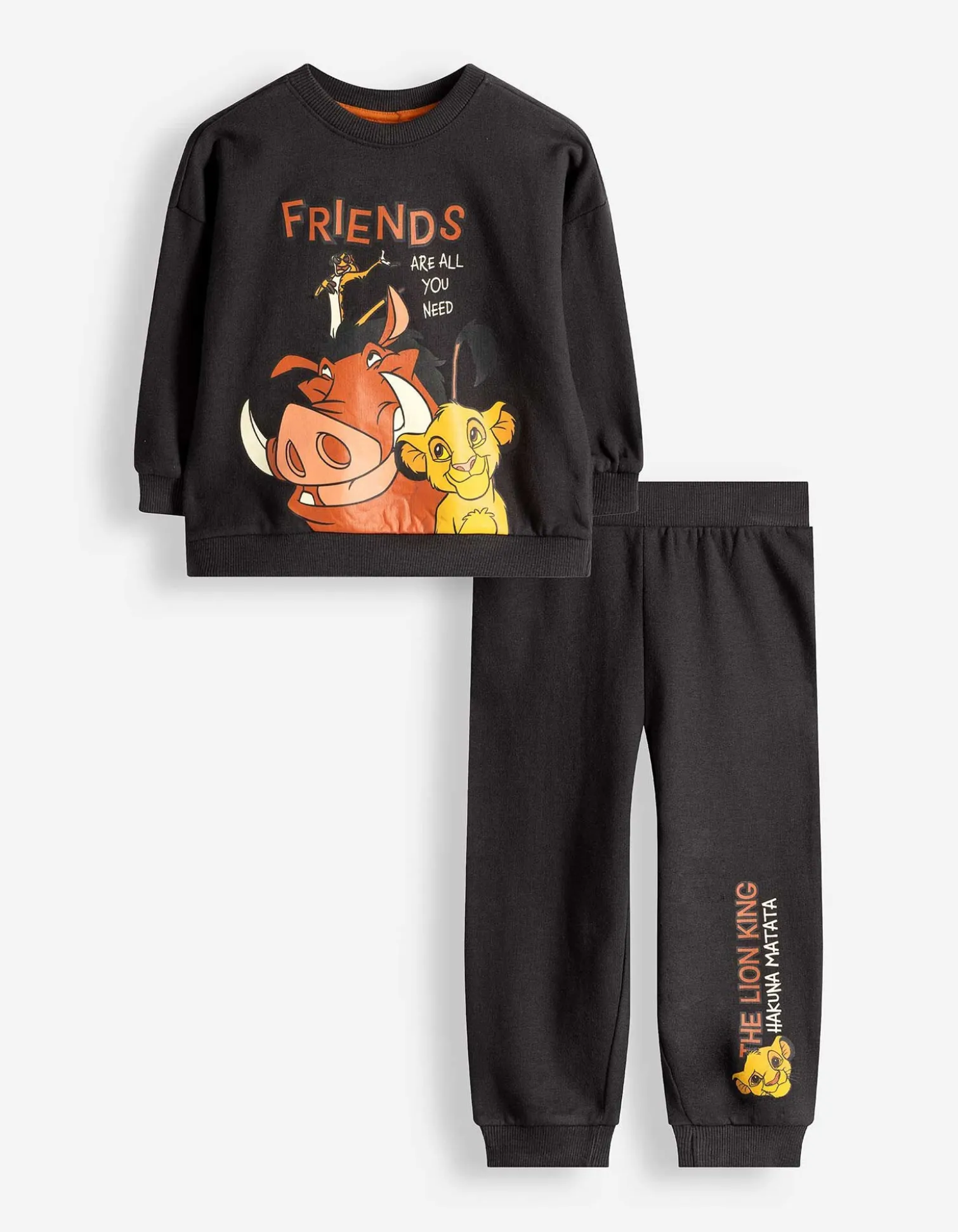 Set aus Sweatshirt und Jogginghose - König der Löwen - dunkelgrau