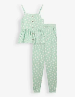 Set aus Top und Hose - 2er-Pack - hellgrün