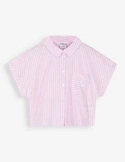 Set aus T-Shirt und Shorts - Stickereien - pink