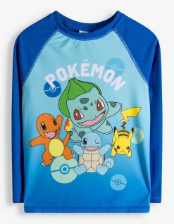 Set aus UV-Shirt und UV-Hose - Pokémon - blau