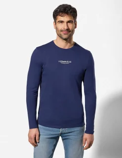 Shirt - einfarbig - dunkelblau