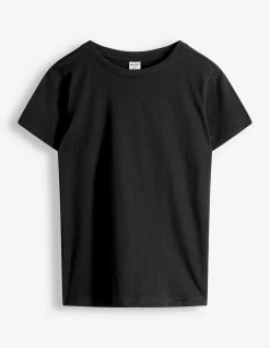 Shirt - einfarbig - schwarz