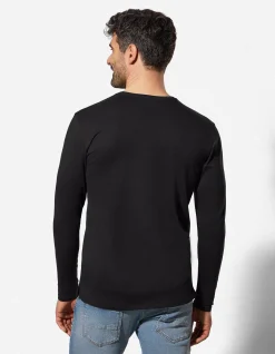 Shirt - einfarbig - schwarz